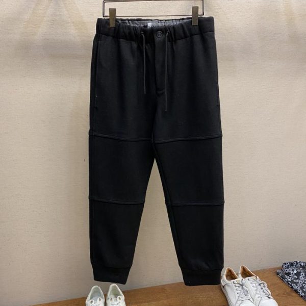 designer,replica,clothing,fake,1:1,lv,luxury,high quality Loewe velvet patchwork casual loose sweatpants