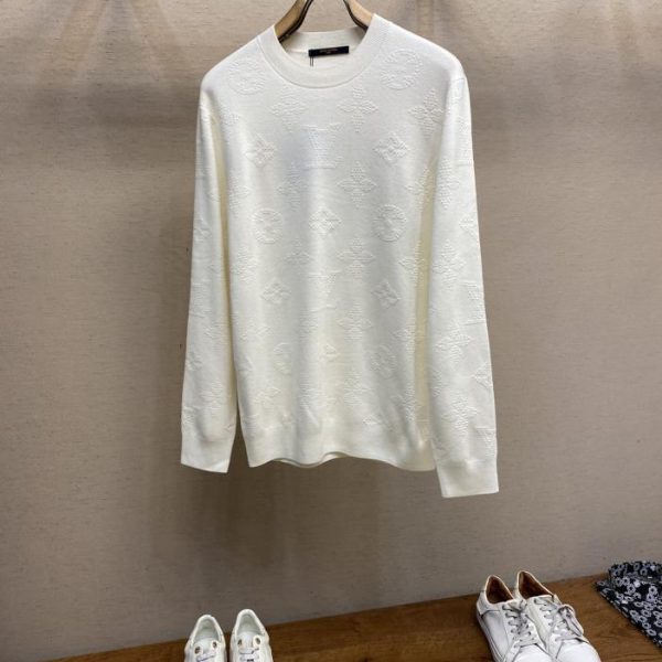 designer,replica,clothing,fake,1:1,lv,luxury,high quality LV wool sweater for men and women alike