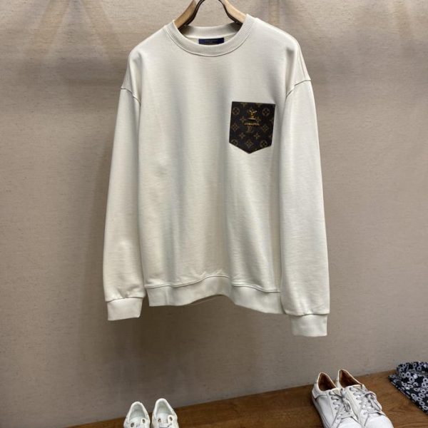 designer,replica,clothing,fake,1:1,lv,luxury,high quality LV couple’s cotton sweatshirt