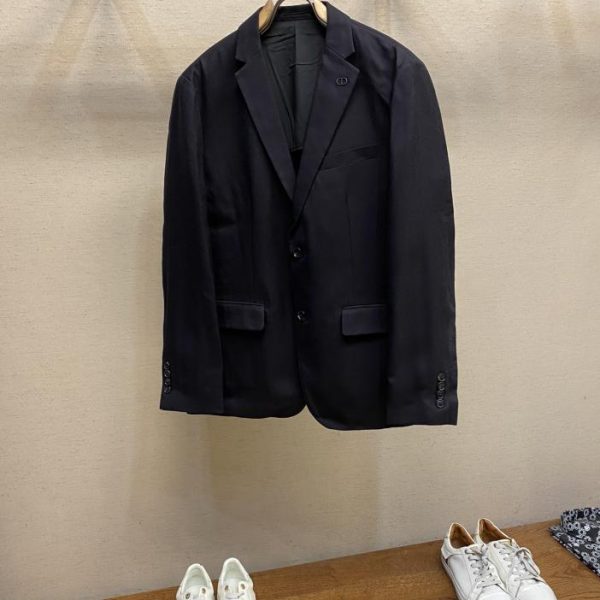 designer,replica,clothing,fake,1:1,lv,luxury,high quality Dior wool-blend blazer