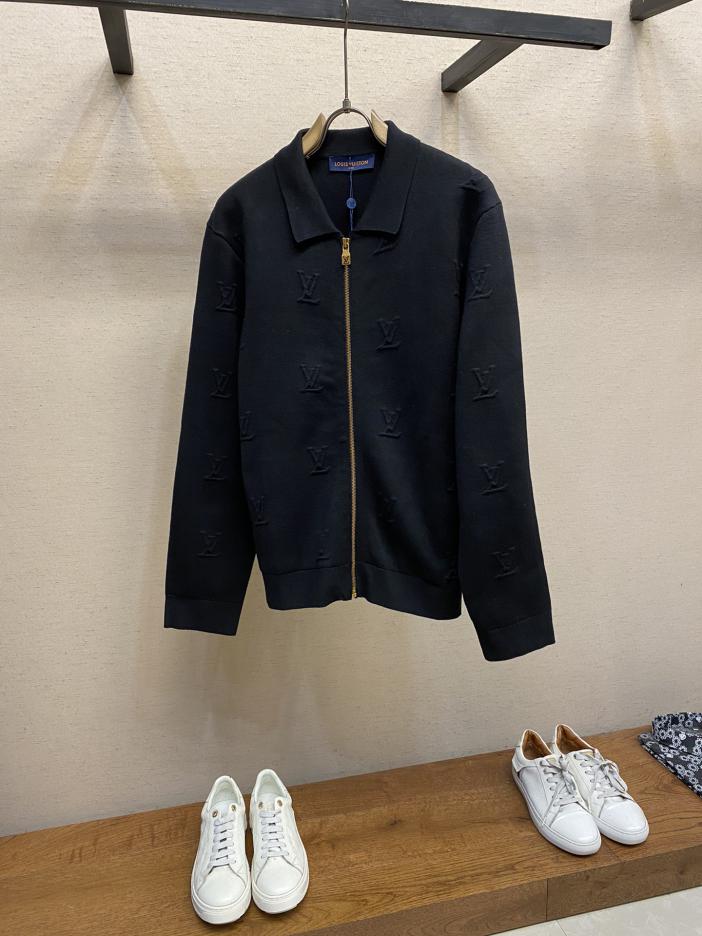 designer,replica,clothing,fake,1:1,lv,luxury,high quality LV lapel knitted zipper jacket designer,replica,clothing,fake,1:1,lv,luxury,high quality LV lapel knitted zipper jacket