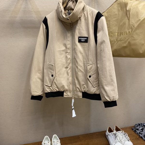 designer,replica,clothing,fake,1:1,lv,luxury,high quality Burberry motorcycle jacket down jacket