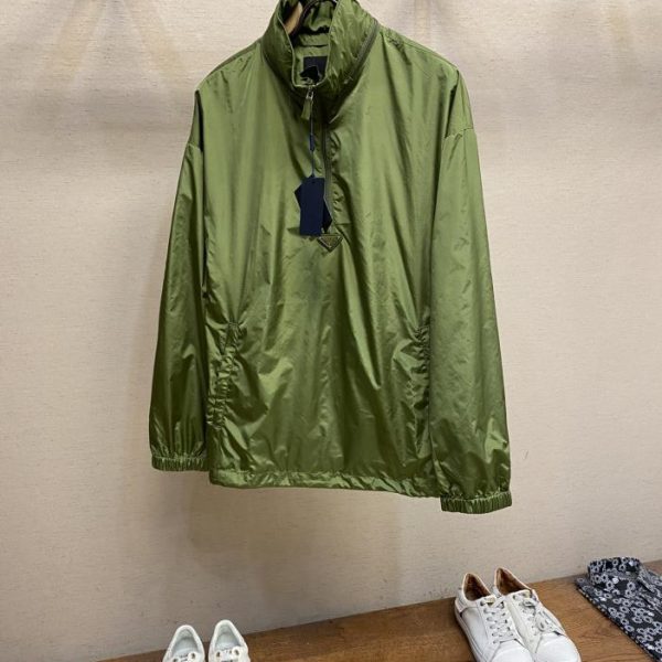 designer,replica,clothing,fake,1:1,lv,luxury,high quality Prada Men’s Casual Nylon Jacket
