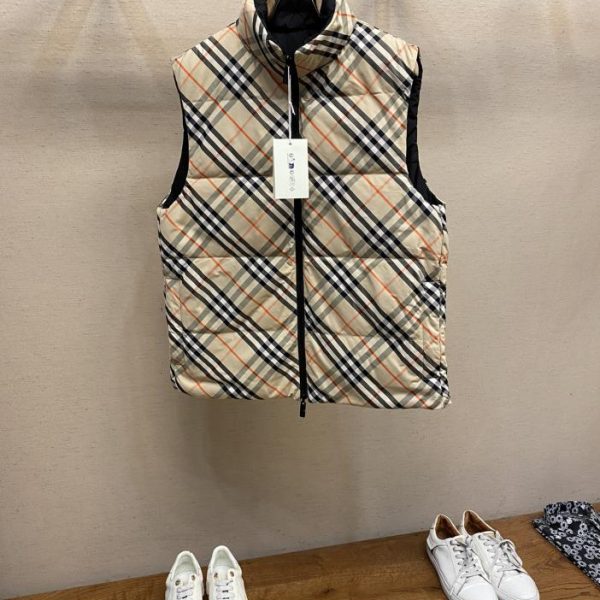designer,replica,clothing,fake,1:1,lv,luxury,high quality Burberry reversible down vest