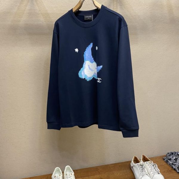 designer,replica,clothing,fake,1:1,lv,luxury,high quality CHANEL double CC pullover long-sleeved T-shirt sweatshirt