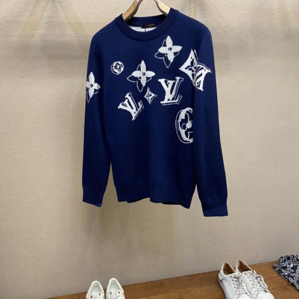 designer,replica,clothing,fake,1:1,lv,luxury,high quality LV couple style pullover sweater