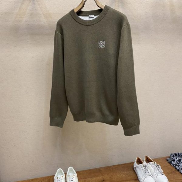 designer,replica,clothing,fake,1:1,lv,luxury,high quality Loewe classic logo couple style wool sweater