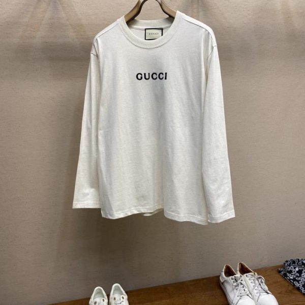 designer,replica,clothing,fake,1:1,lv,luxury,high quality Gucci GG long-sleeved T-shirt couple style