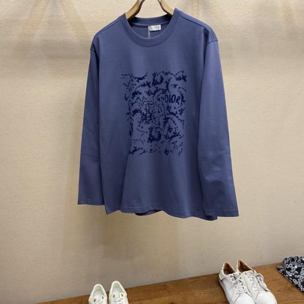 designer,replica,clothing,fake,1:1,lv,luxury,high quality Dior couple’s round neck pullover sweatshirt