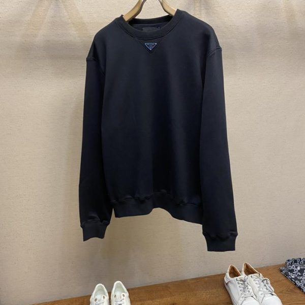 designer,replica,clothing,fake,1:1,lv,luxury,high quality Prada crew neck sweatshirts for men and women