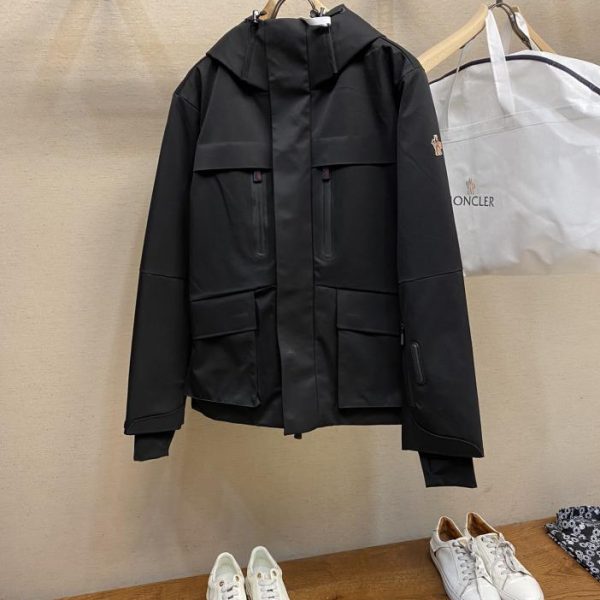 designer,replica,clothing,fake,1:1,lv,luxury,high quality Moncler Classic Ski Series Hooded Down Jacket