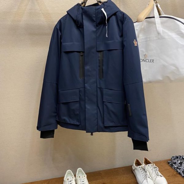 designer,replica,clothing,fake,1:1,lv,luxury,high quality Moncler Classic Ski Series Hooded Down Jacket