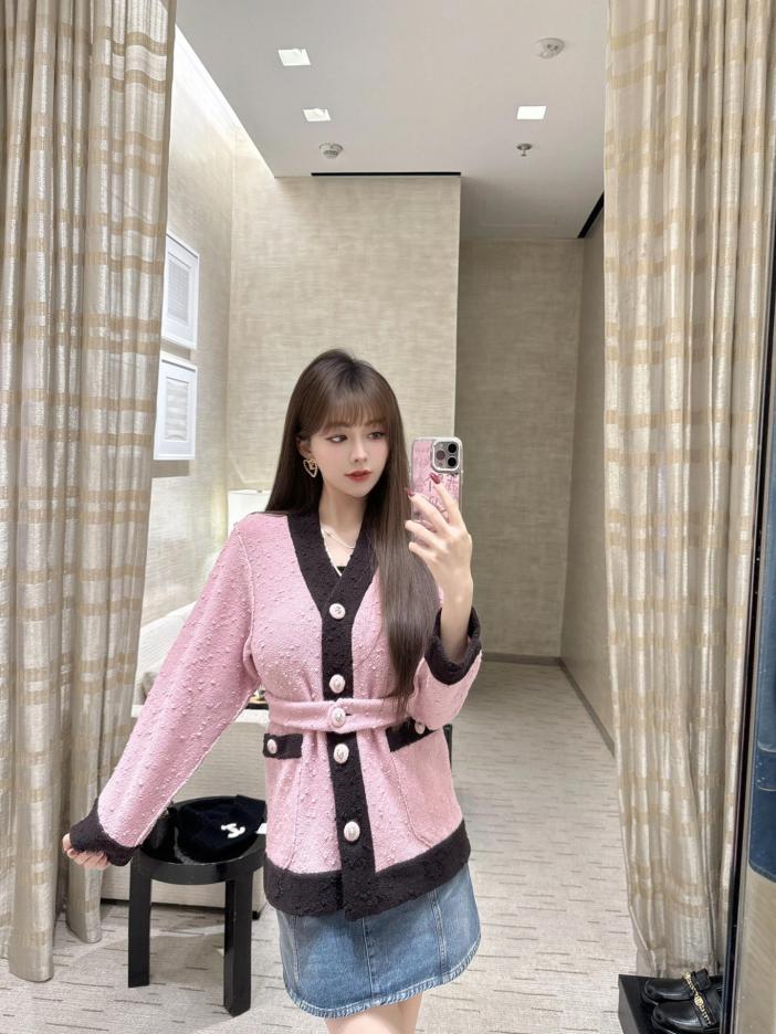 designer,replica,clothing,fake,1:1,lv,luxury,high quality Chanel new V-neck long cardigan jacket designer,replica,clothing,fake,1:1,lv,luxury,high quality Chanel new V-neck long cardigan jacket