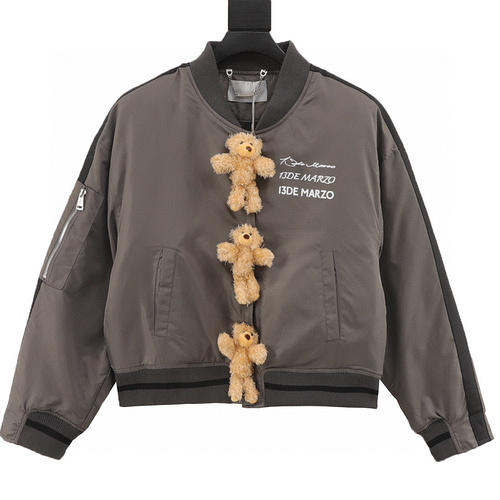 designer,replica,clothing,fake,1:1,lv,luxury,high quality 13De Marzo three bears flight jacket (1A69)