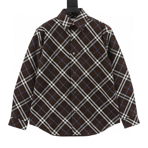 designer,replica,clothing,fake,1:1,lv,luxury,high quality Burberry flannel shirt jacket (FB58)