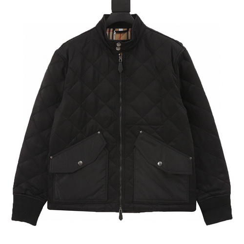 designer,replica,clothing,fake,1:1,lv,luxury,high quality Burberry stand collar cotton jacket (8C1B)