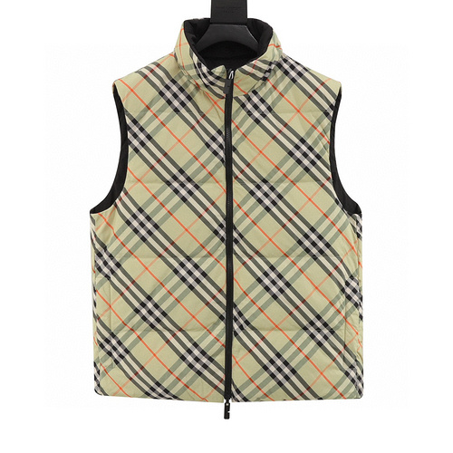 designer,replica,clothing,fake,1:1,lv,luxury,high quality Burberry reversible down vest (E1F0)
