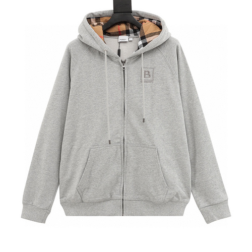 designer,replica,clothing,fake,1:1,lv,luxury,high quality Burberry zipper hooded sweatshirt (8CF4)