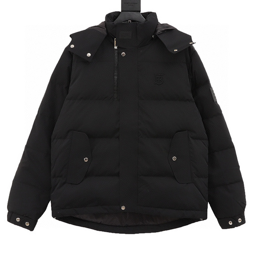 designer,replica,clothing,fake,1:1,lv,luxury,high quality Burberry stand collar hooded down jacket (8D0D)