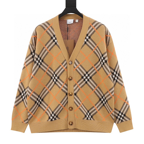 designer,replica,clothing,fake,1:1,lv,luxury,high quality Burberry knitted sweater cardigan(8819)
