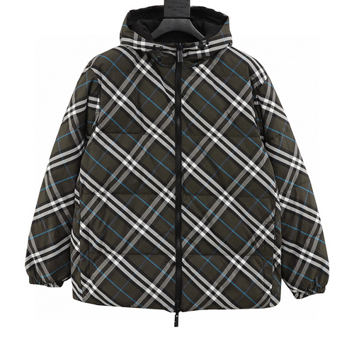 designer,replica,clothing,fake,1:1,lv,luxury,high quality Burberry reversible down jacket (6D29)