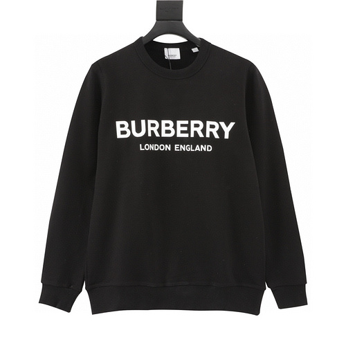 designer,replica,clothing,fake,1:1,lv,luxury,high quality Burberry classic slogan printed crew neck sweatshirt (C00C)