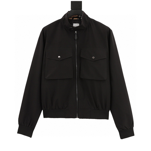 designer,replica,clothing,fake,1:1,lv,luxury,high quality Burberry embroidered war horse jacket on the back (E96D)