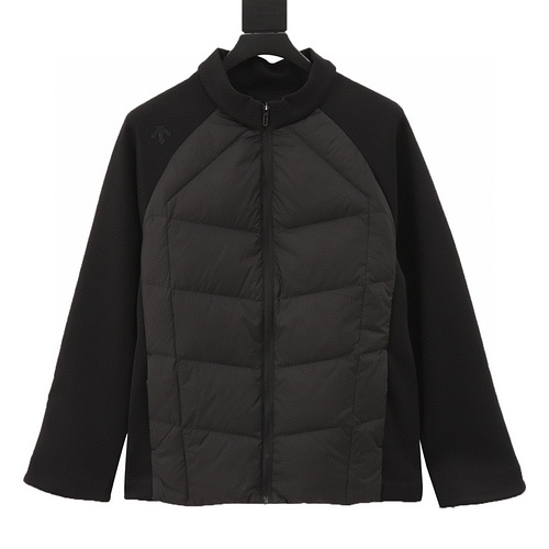 designer,replica,clothing,fake,1:1,lv,luxury,high quality Descente new patchwork stand collar down jacket (B9F5)
