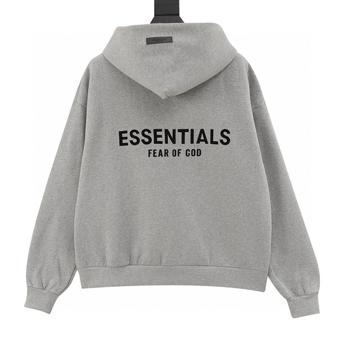 designer,replica,clothing,fake,1:1,lv,luxury,high quality FOG FEAR OF GOD flocked letters and velvet hooded sweatshirt (F0AA)