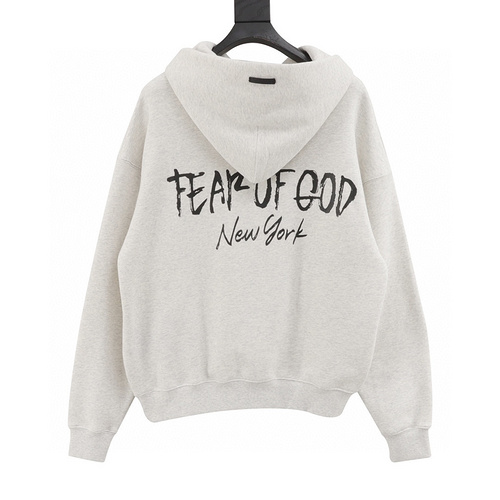 designer,replica,clothing,fake,1:1,lv,luxury,high quality Fear of God FOG essential AIR lettered hooded sweatshirt (8107)