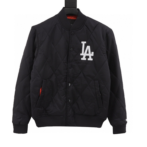 designer,replica,clothing,fake,1:1,lv,luxury,high quality MLB patch embroidered large logo baseball jersey padded jacket (2AAB)