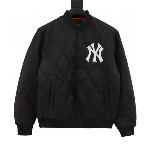 designer,replica,clothing,fake,1:1,lv,luxury,high quality MLB patch embroidered large logo baseball jersey padded jacket (4F13)