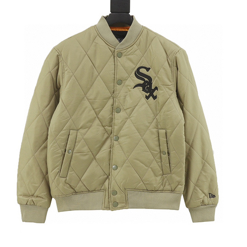 designer,replica,clothing,fake,1:1,lv,luxury,high quality MLB patch embroidered large logo baseball jersey padded jacket (8938)