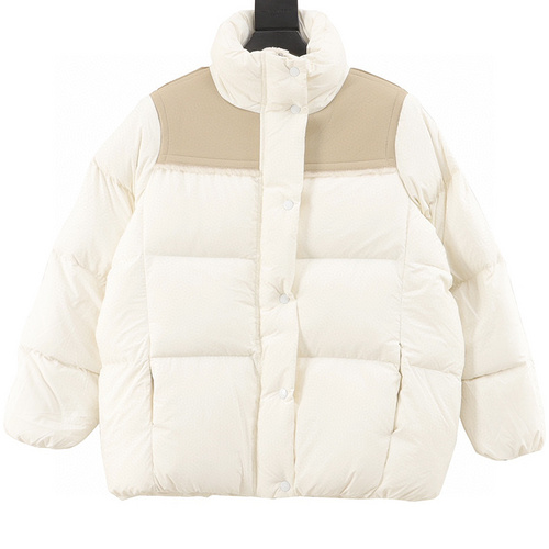 designer,replica,clothing,fake,1:1,lv,luxury,high quality Moncler Jotty Sheepskin Spliced 鈥嬧€婼hort Down Jacket (0C48)