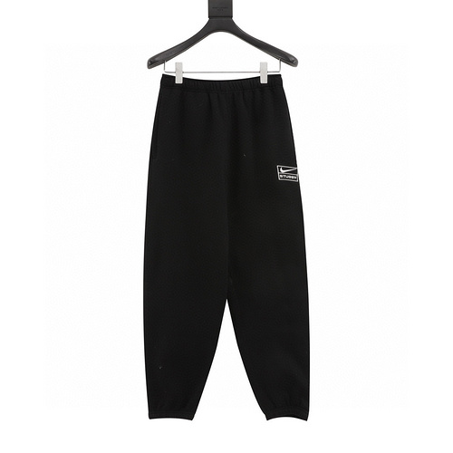 designer,replica,clothing,fake,1:1,lv,luxury,high quality Nike x Stussy joint fleece sweatpants set (7D4B)