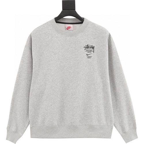 designer,replica,clothing,fake,1:1,lv,luxury,high quality Nike x Stussy joint fleece sweatshirt set (57E6)