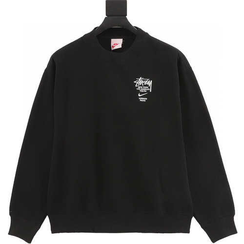 designer,replica,clothing,fake,1:1,lv,luxury,high quality Nike x Stussy joint fleece sweatshirt set (85A9)