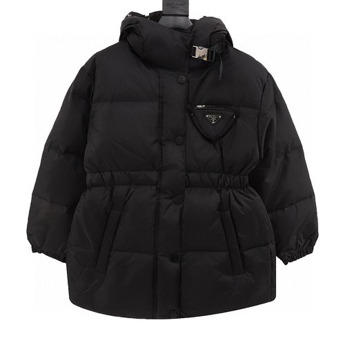 designer,replica,clothing,fake,1:1,lv,luxury,high quality Prada Waterproof Waist Regenerated Nylon Down Jacket (9265)