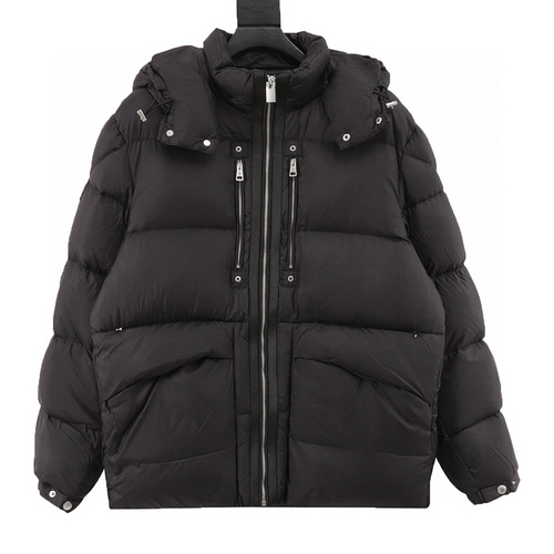 designer,replica,clothing,fake,1:1,lv,luxury,high quality Moncler x 1017ALYX9SM joint series double zipper white goose down hooded down jacket (A52F)