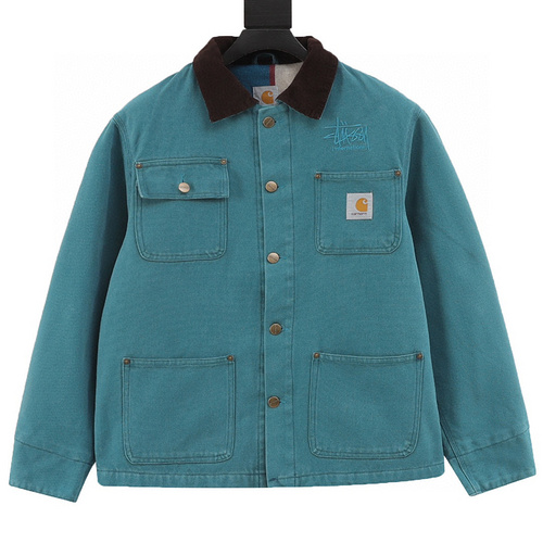 designer,replica,clothing,fake,1:1,lv,luxury,high quality CARHART x STUSSY divine joint work jacket (4522)