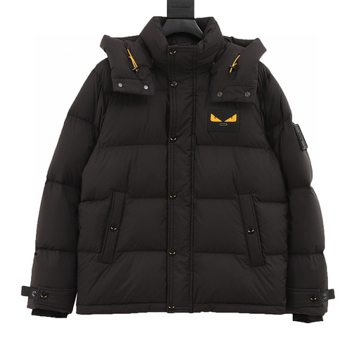 designer,replica,clothing,fake,1:1,lv,luxury,high quality Fendi classic little monster epaulette hooded down jacket (A82F)