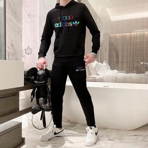 designer,replica,clothing,fake,1:1,lv,luxury,high quality Adidas hooded suit (66B7)