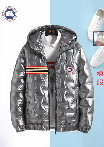 designer,replica,clothing,fake,1:1,lv,luxury,high quality Canada Goose Glossy Down Jacket with Hat (164B)