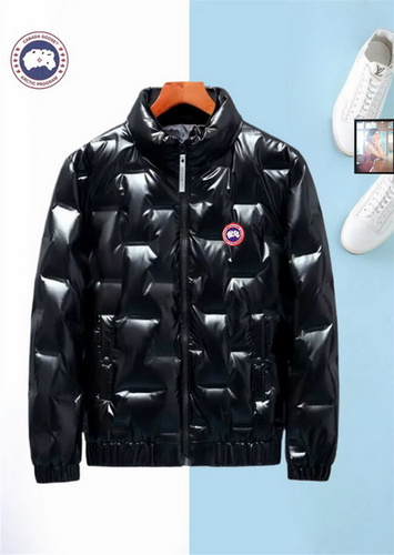 designer,replica,clothing,fake,1:1,lv,luxury,high quality Canada Goose Stand Collar Glossy Down Jacket (6E48)
