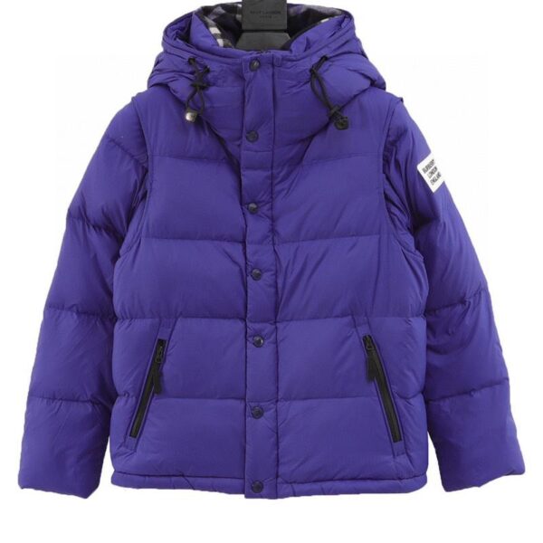 designer,replica,clothing,fake,1:1,lv,luxury,high quality Burberry detachable sleeve down jacket (94B8)