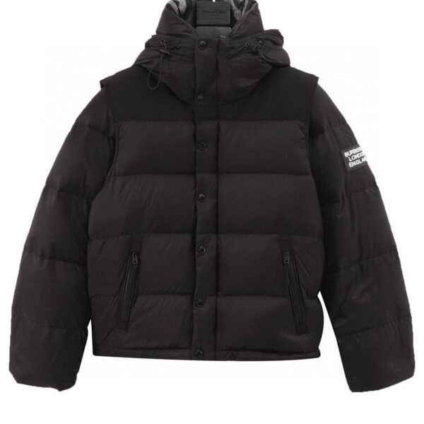 designer,replica,clothing,fake,1:1,lv,luxury,high quality Burberry detachable sleeve down jacket (D59E)
