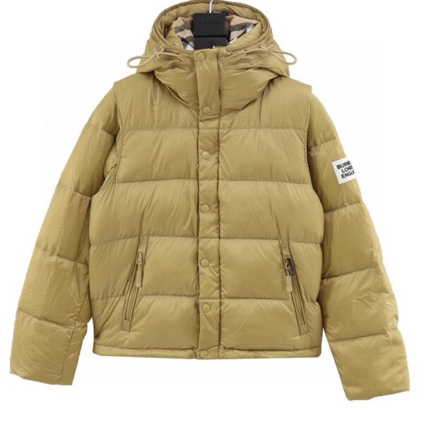 designer,replica,clothing,fake,1:1,lv,luxury,high quality Burberry detachable sleeve down jacket (F58A)