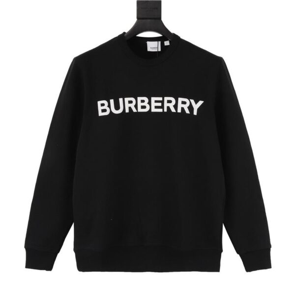 designer,replica,clothing,fake,1:1,lv,luxury,high quality Burberry chest foam letter round neck sweatshirt (DDDD)