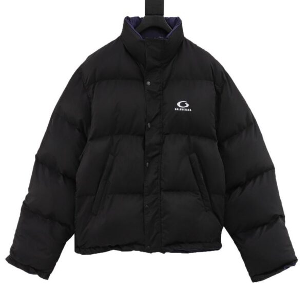 designer,replica,clothing,fake,1:1,lv,luxury,high quality Balenciaga reversible hoop embroidered down jacket (8EDF)