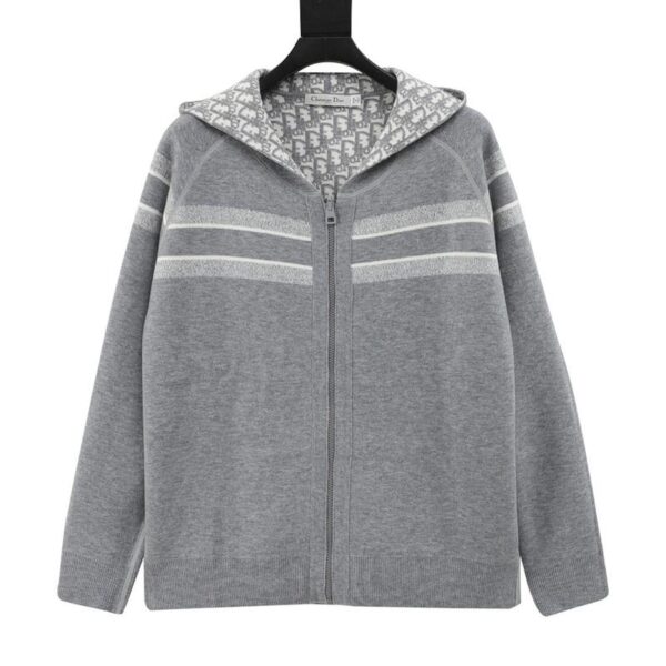 designer,replica,clothing,fake,1:1,lv,luxury,high quality Dior Oblique presbyopia jacquard knitted cashmere reversible jacket (AD59)